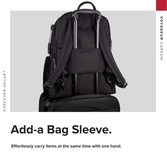 New TUMI Voyageur Carson Laptop Backpack 15 Inch Computer - Picture 4 of 11